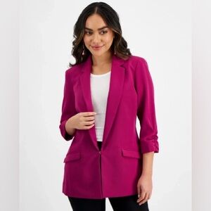 INC International Concepts Fuchsia Blazer